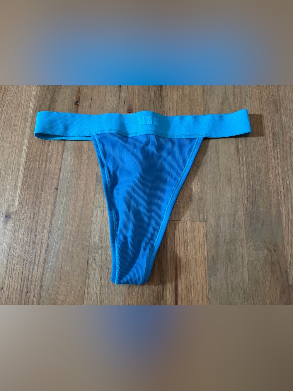 SKIMS Mid-Rise Cotton Ribbed Thong